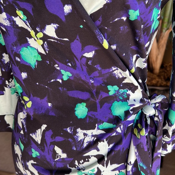Diane von Furstenberg Wrap Dress, Size 10 - Picture 3 of 9